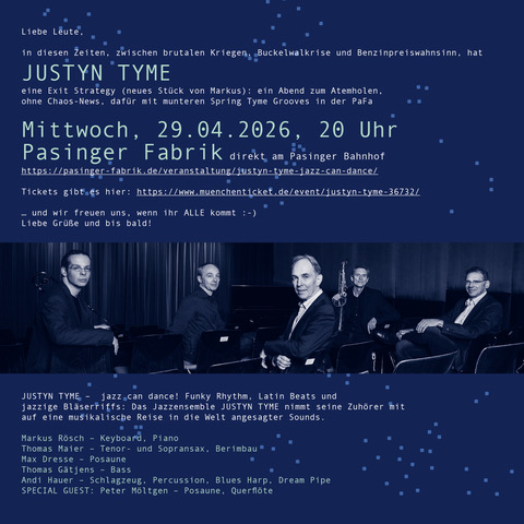Pasinger Fabrik 29.04.26 20:00